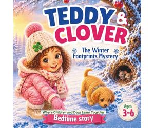 Teddy & Clover: The Winter Footprints Mystery: A Cozy Winter Bedtime Story About Friendship, Kindness, and an Unexpected Discovery