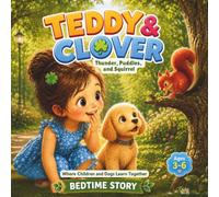 Teddy & Clover Thunder, Puddles, and Squirrel.: A Gentle Bedtime Story About Friendship, Trust, and Unexpected Adventures
