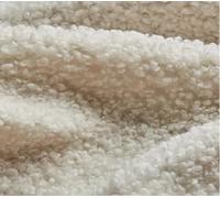 Teddy Fabric Fleece Material, Super Soft Shaggy Lambswool, 9 Colours Available, Cuddle Fluffy Textile (Ivory)