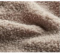 Teddy Fabric Fleece Material, Super Soft Shaggy Lambswool, 9 Colours Available, Cuddle Fluffy Textile (Mink)