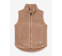 Teddy fleece cardigan for children MATBATTAL MINI A TURE cinnamon