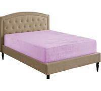 Teddy Fleece Fitted Sheet Extra Deep 30cm Deep Snugly Fit Around Your Mattress Soft & Cosy Warm Plush Fitted Bed Sheets (Pink, Single)