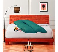 Teddy Fleece Full Body 9FT U Shaped Orthopaedic Pillowcase Cover With Zip Maternity Nursing Pregnancy Super Soft Snug Cuddles 9 Feet Pillowcase U Cover Teal 75cm x 135cm Approximate