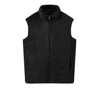 Teddy Fleece Gilet for Men Sleeveless Zipped Waistcoat Sherpa Fluffy Vest Outwear Standing Collar Shaker Fluffy Furry Vest Casual Body Warmer Cozy Gilets Winter Warm Jacket with Zip Pockets