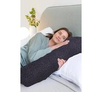Teddy Fleece Heated Body Pillow - USB-Powered, Shredded Memory Foam Fill, Warm & Soothing Support, Washable Cover, 85x35cm - Ideal for Neck, Back & Muscle Relief