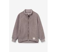 Teddy fleece jacket with zip for children MATCEDRIC MINI A TURE soft lilac