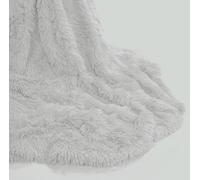 Teddy Fleece Luxury Hug and Snug Cuddles Fluffy Faux Fur Sherpa Reversible Throw Sofa Bed Super Soft Warm and Cosy Blanket Throw Cream 150cm x 200cm Approximate