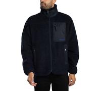 Tommy Hilfiger Men’s Teddy Fleece Zip Through Sweatshirt with Stand Collar, Blue (Desert Sky), M