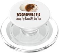 Teddy Guinea Pig Parent of the Year Cute Cavy Design PopSockets PopGrip for MagSafe