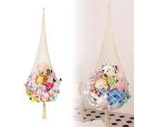 Teddy Hammock for Stuffed Animals - Large 2M Plush Toy Storage Net, Soft Cuddly Toy Organizer, Corner Wall & Ceiling Hanging Hammock for Kids’ Room, Durable & Space-Saving Teddy Storage Solution