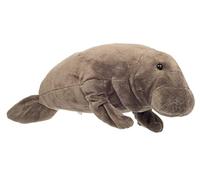 Teddy Hermann 90156 Manatee 40 cm, cuddly toy with 75% recycled filling material