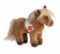 Teddy Hermann 90258 Horse Shetland pony 25 cm, cuddly toy with 75% recycled filling material