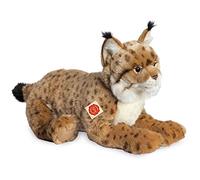 Teddy Hermann 90467 Lynx Lying 17,7"/45 cm, Soft Toy, Plush Toy