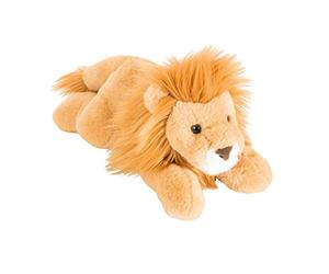 Teddy Hermann 90477 Lion lying 33 cm, cuddly toy with 75% recycled filling material
