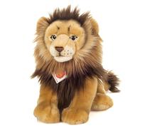 Teddy Hermann 90480 Lion sitting 30 cm, cuddly toy with 75% recycled filling mat