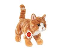 Teddy Hermann 90682 Cat 7,9"/20 cm, Soft Toy, Plush Toy, Red Tabby
