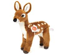 Teddy Hermann 90852 Fawn standing 23cm, cuddly toy with 75% recycled filling material