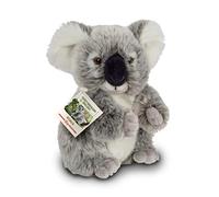 Teddy Hermann 91424 Koala 21 cm Soft Toy | Soft toy/plush toy, animal facts on the hang tag, from 18 months, washable, filling made with recycled polyester
