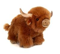 Teddy Hermann 91733 Highland Cow 28 cm Soft Toy | Extra-soft premium plush, carefully detailed, from 18 months, washable, filling made with recycled polyester