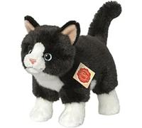 Hermann Teddy Collection 918202 20 cm Black/White Cat Standing Plush Toy