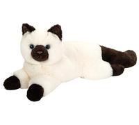 Teddy Hermann 91823 Burma Cat Lying Down 36 cm Cuddly Toy