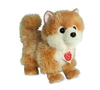 Teddy Hermann 91922 Dog Pomeranian 8,7"/22 cm, Soft Toy, Plush Toy