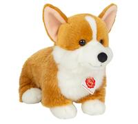 Teddy Hermann 91990 Corgi 30 cm, Special Edition Favorite Dogs, Cuddly Toy with 75% recycled filling material