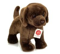 Teddy Hermann 91997 Labrador brown standing 30 cm, cuddly toy with 75% recycled filling material
