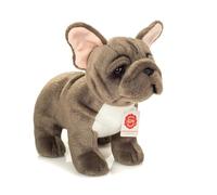 Teddy Hermann 91999 Grey Standing French Bulldog 30 cm Soft Toy