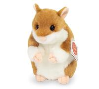 Teddy Hermann 92658 Hamster 16 cm, Cuddly Toy, Plush Toy with Recycled Filling