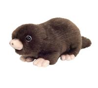 Teddy Hermann 92659 Mole 17 cm, cuddly toy with 75% recycled filling material