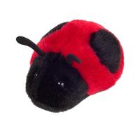 Teddy Hermann 92662 Ladybug 11 cm, cuddly toy with 75% recycled filling material
