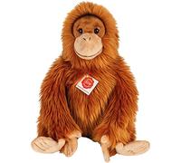 Teddy Hermann 92946 Monkey Orangutan Sitting 15,7"/40 cm, Soft Toy, Plush Toy