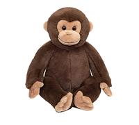 Teddy Hermann 92949 Monkey sitting 35 cm, "Green Friends" sustainable cuddly toy with 75% recycled filling material