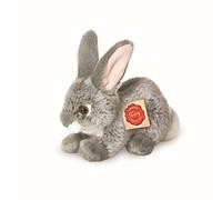 Teddy Hermann 93701 Bunny Sitting Gray 7,1"/18 cm, Soft Toy, Plush Toy