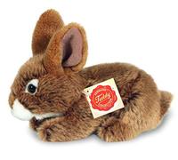 Teddy Hermann 93709 Brown Sitting Rabbit 19 cm Soft Toy | Lifelike design, carefully crafted details, from 18 months, washable, filling made with recycled polyester