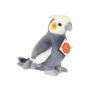 Teddy Hermann 94109 Bird Cockatiel 6,7"/17 cm, Soft Toy, Plush Toy