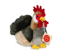Teddy Hermann 94146 Rooster 6,7"/17 cm, Soft Toy, Plush Toy