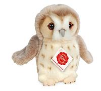 Teddy Hermann 94154 Bird Owl 20 cm, cuddly toy with 75% recycled filling material