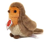 Teddy Hermann 94171 Robin 15 cm, Cuddly Toy, Plush Toy with Recycled Filling