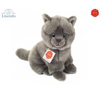 Teddy Hermann Carthusian Grey Cat Plush Soft Toy Kitten Feline Gift 91825