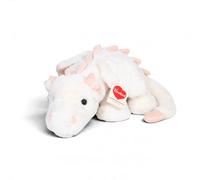 Teddy Hermann Cream & Pink Dragon, Fluffy. Plush Soft Toy by Herzekind. 94006