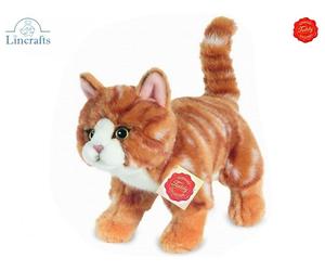 Teddy Hermann Ginger Striped Cat 90682 Plush Soft Toy Lincrafts UK Est.1993