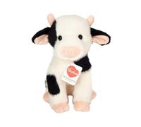 Teddy Hermann Sitting Cow "Smilla" 91734 Plush Soft Toy. Farm Animal Teddy Gift.