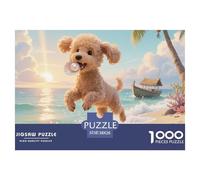 Teddy Jigsaw Puzzle Couples Puzzle Impossible Hard Challenge Challenging Game One Thousand Pieces Pet Educational Games Premium Collector's Edition 38x26cm/1000pcs