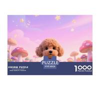 Teddy Jigsaw Puzzle Couples Puzzle Impossible Hard Challenge Challenging Game One Thousand Pieces Pet Educational Games Premium Collector's Edition 38x26cm/1000pcs