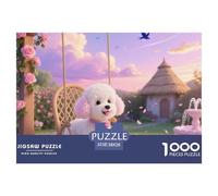 Teddy Jigsaw Puzzle For Couples Impossible Hard Challenge Challenging Game One Thousand Pieces Pet Educational Games Relaxing Gift 38x26cm/1000pcs