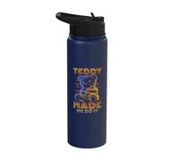 Teddy Made Me Do It Deadly Cute Stainless Steel Insulated Water Bottle