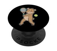 Teddy plays Tennis PopSockets Adhesive PopGrip