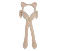 Teddy Plush Earmuffs with Jewel Detail for Girls s.Oliver Beige One size